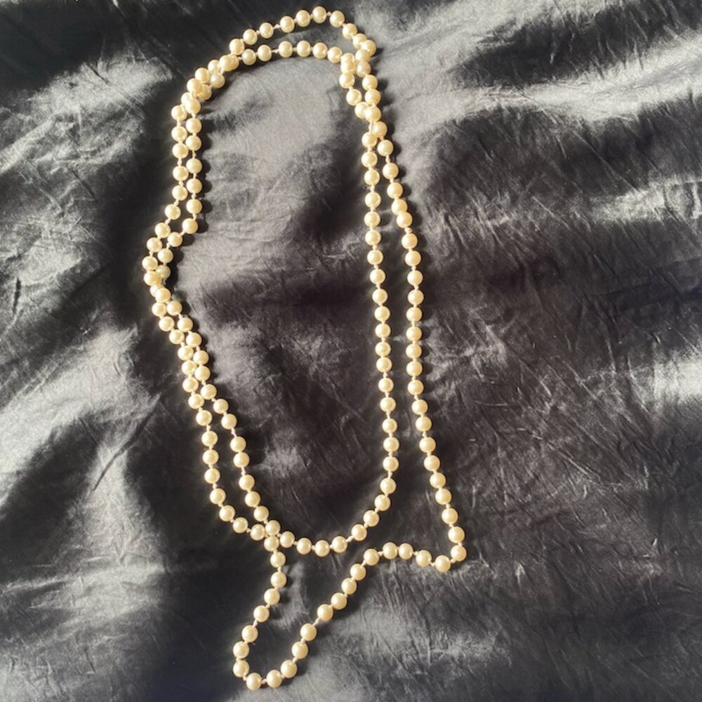 Faux Glass Pearls